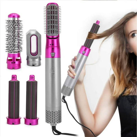 Peine Cepillo Rizador Multifuncional Secadora De Cabello 5 En 1